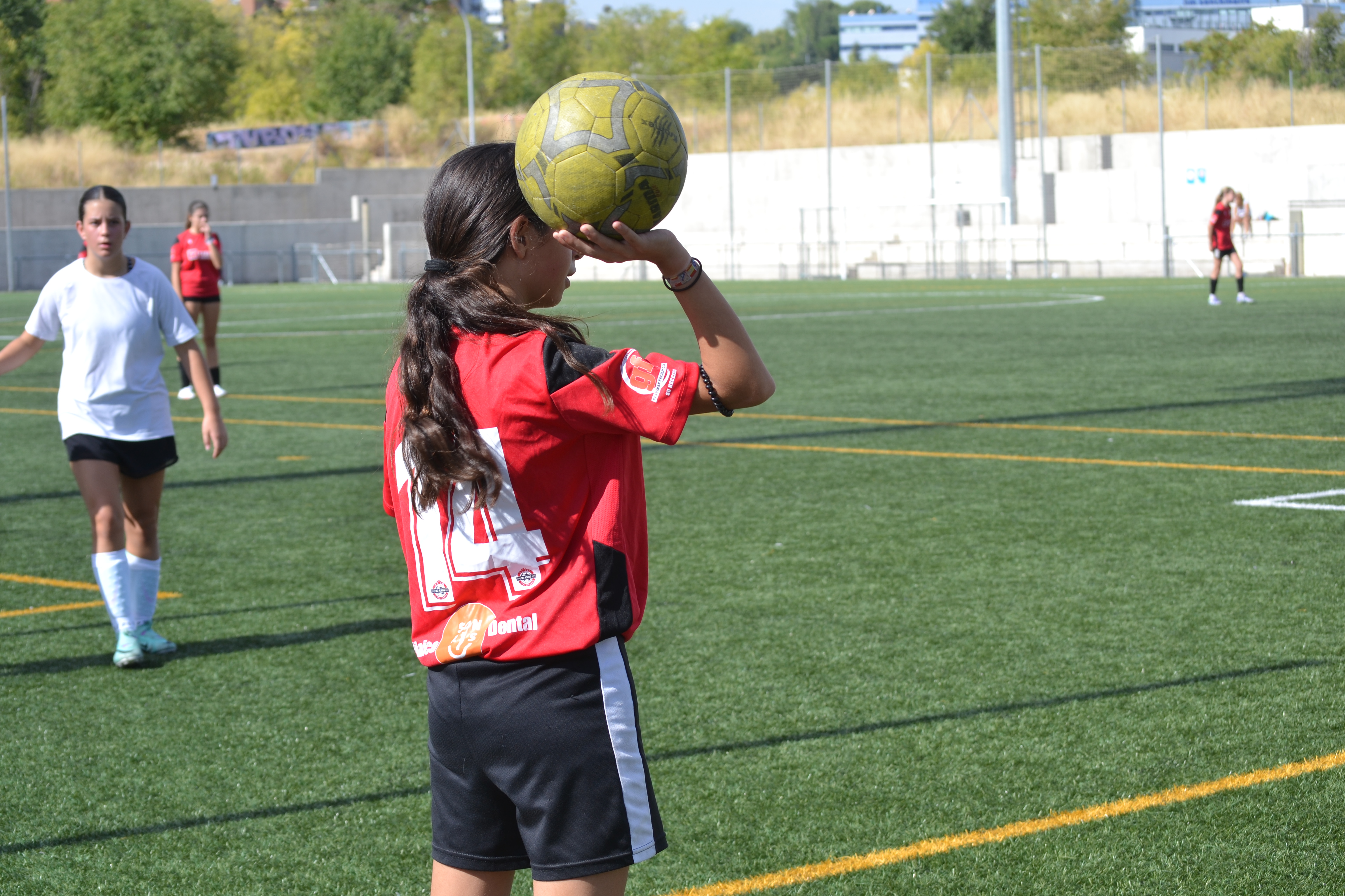 Equipo en partido