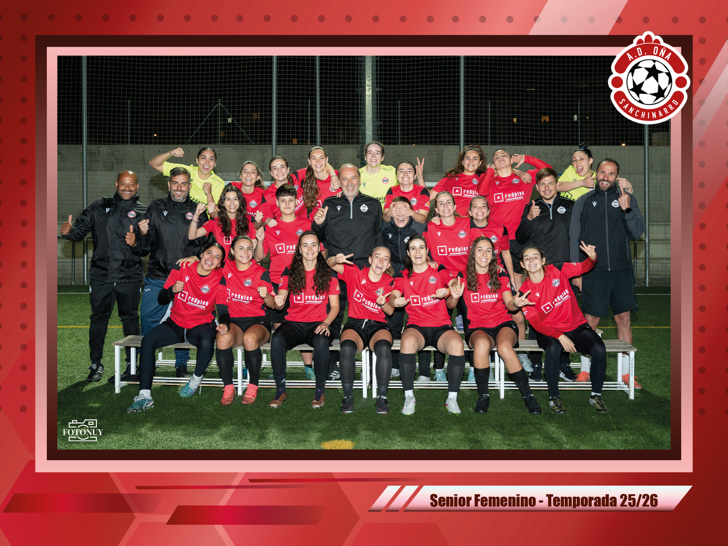 Primer equipo femenino A.D. Oña Sanchinarro