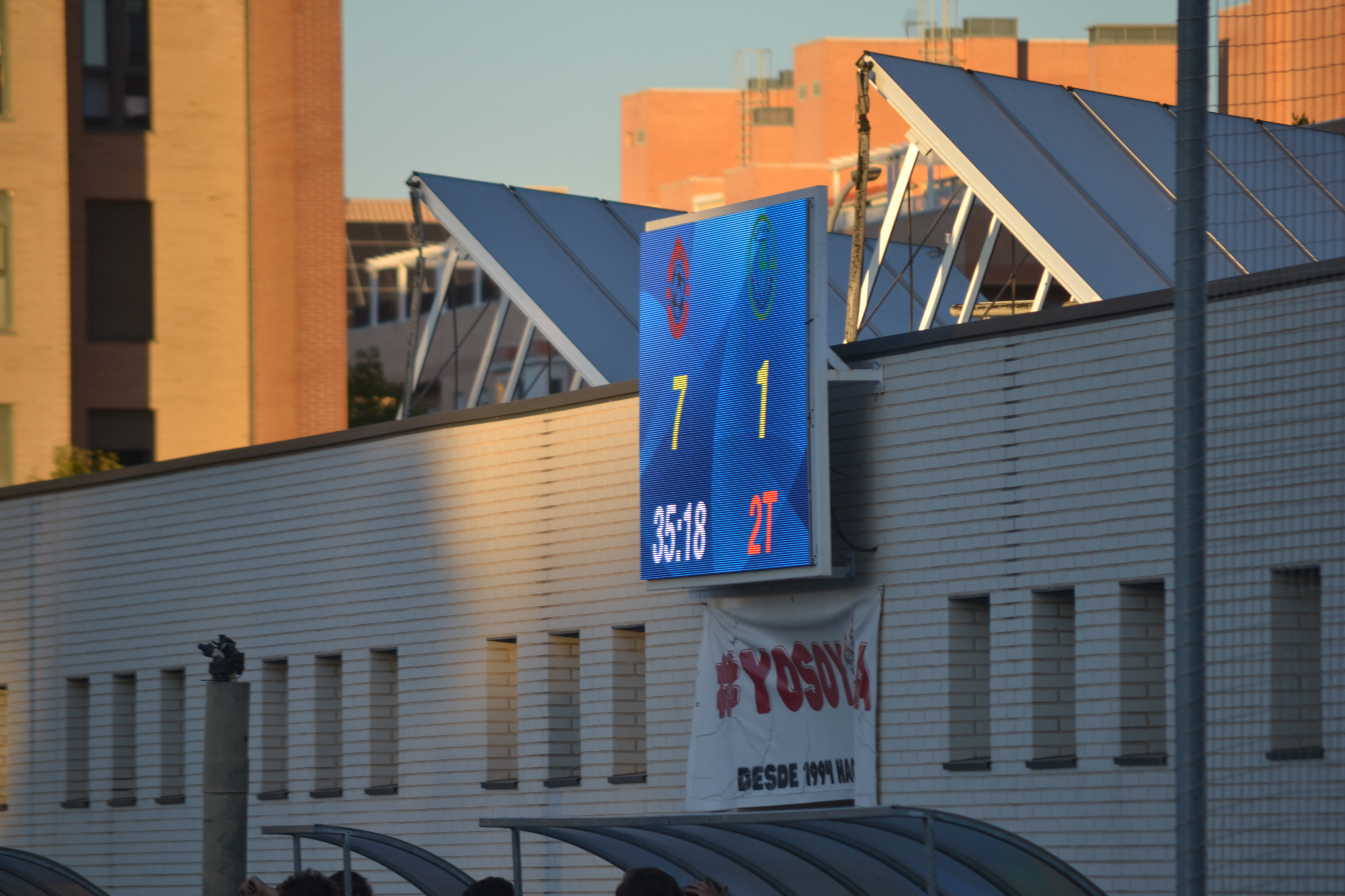 Videomarcador del campo