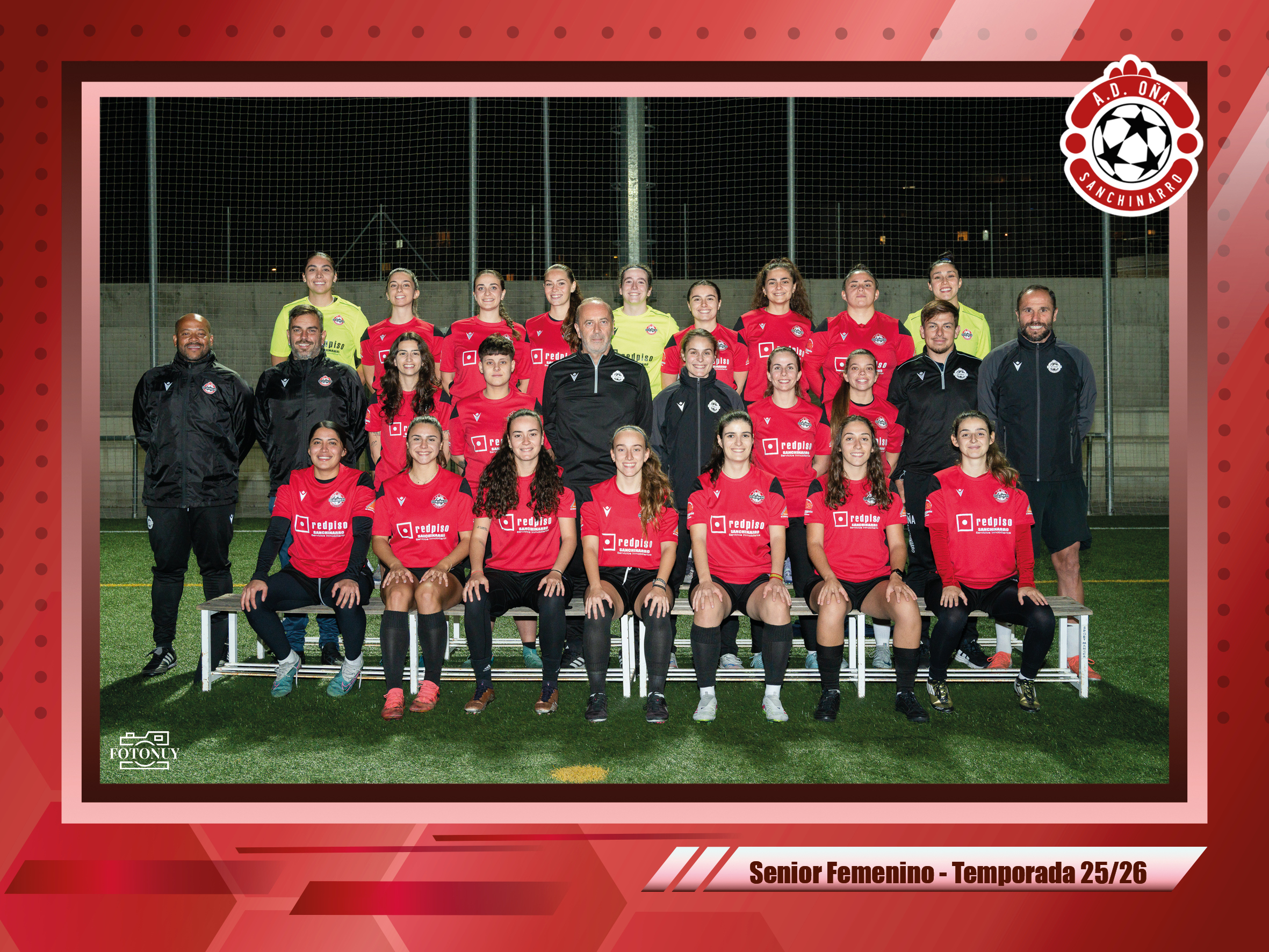 Primer equipo femenino A.D. Oña Sanchinarro